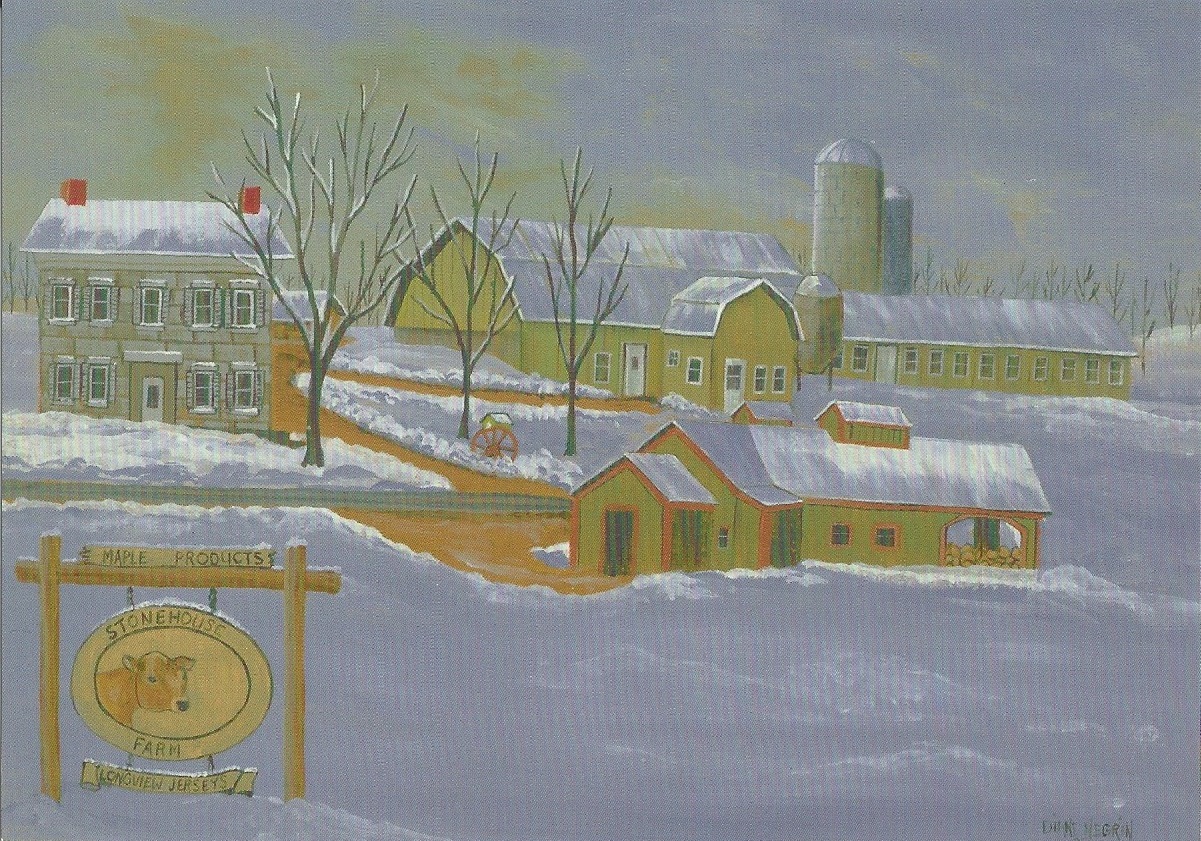 painting of Stone House Farm